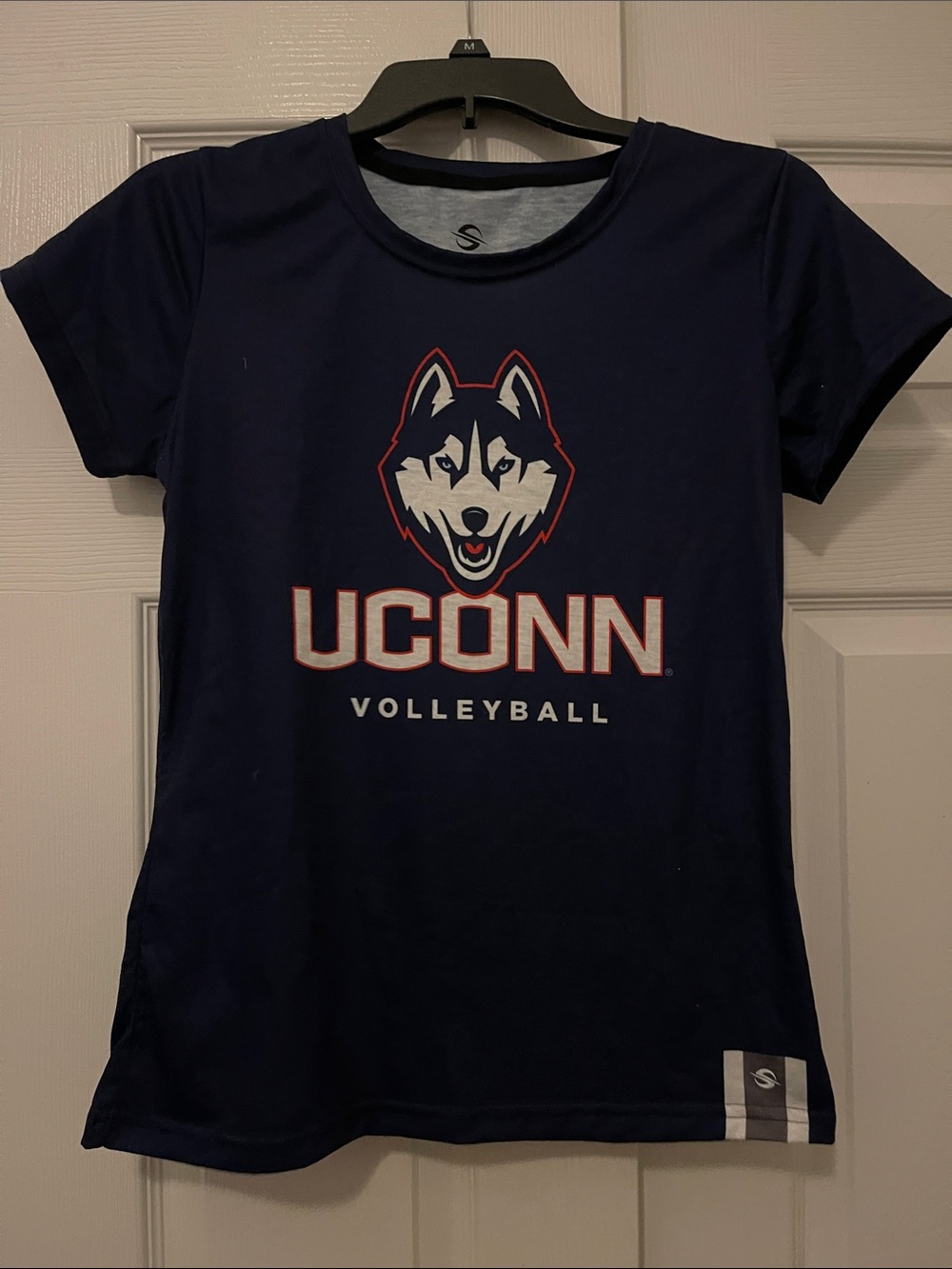 UConn Volleyball Women's Navy Graphic Tee